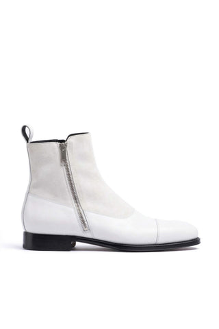 Ambrogio Luca Suede & Leather Double Monk Boot-AmbrogioShoes