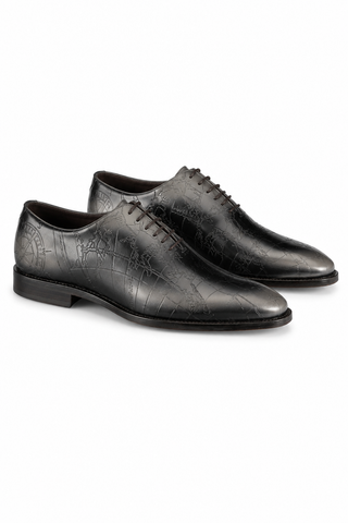 Ambrogio Magellan Reverse Patina Wholecut Oxfords-AmbrogioShoes