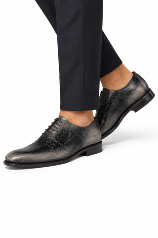 Ambrogio Magellan Reverse Patina Wholecut Oxfords-AmbrogioShoes