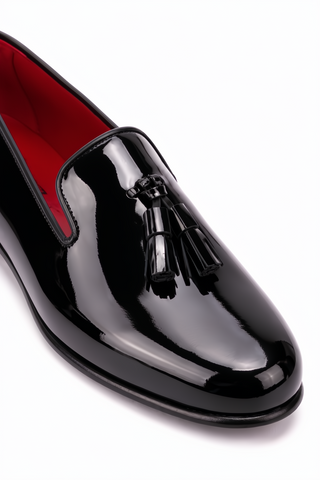 Ambrogio Milano Patent Tassel Loafer-AmbrogioShoes