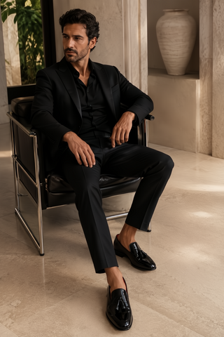 Ambrogio Milano Patent Tassel Loafer-AmbrogioShoes