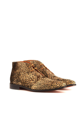 Ambrogio Multi-Color Leopard Sartorial / Suede Chukka Boots (AMB1370)-AmbrogioShoes