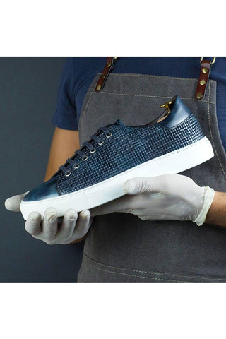 Ambrogio Ravenna Patina Leather Sneaker