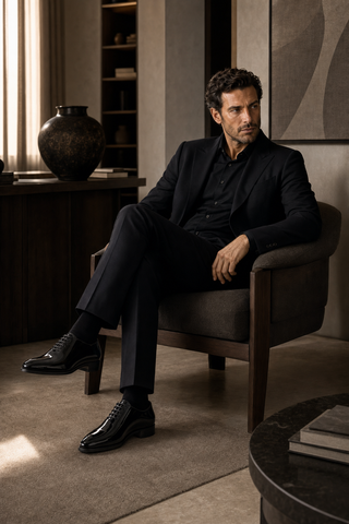 Ambrogio Oscar Patent Wholecut Oxford-AmbrogioShoes