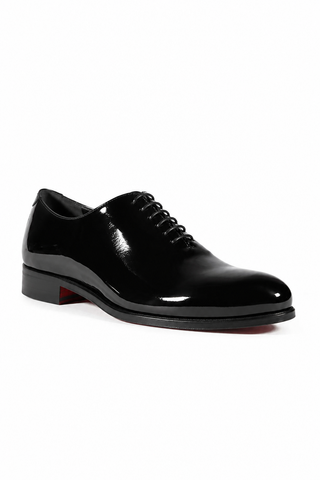 Ambrogio Patent Wholecut Tuxedo Oxford-AmbrogioShoes