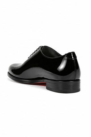 Ambrogio Patent Wholecut Tuxedo Oxford-AmbrogioShoes