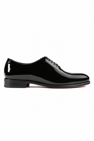 Ambrogio Patent Wholecut Tuxedo Oxford-AmbrogioShoes