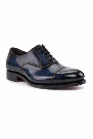 Ambrogio Patina Leather Cap-Toe Oxford-AmbrogioShoes
