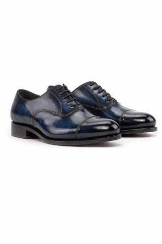 Ambrogio Patina Leather Cap-Toe Oxford-AmbrogioShoes
