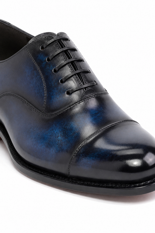 Ambrogio Patina Leather Cap-Toe Oxford-AmbrogioShoes