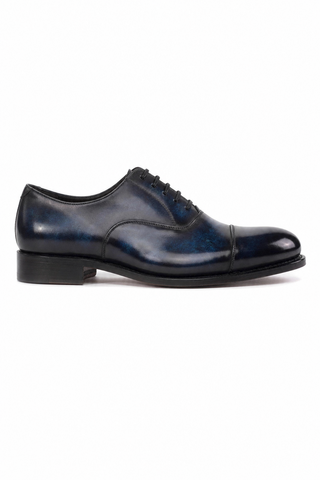 Ambrogio Patina Leather Cap-Toe Oxford-AmbrogioShoes