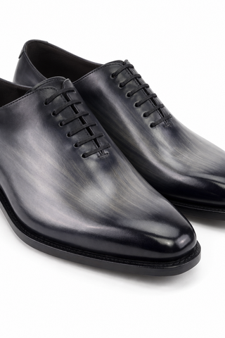 Ambrogio Patina Leather Whole Cut Oxford-AmbrogioShoes