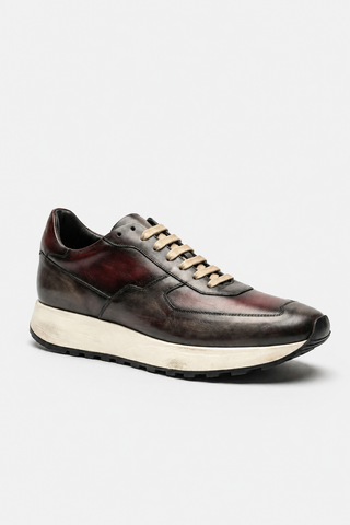 Ambrogio Phillip Leather Sneaker-AmbrogioShoes