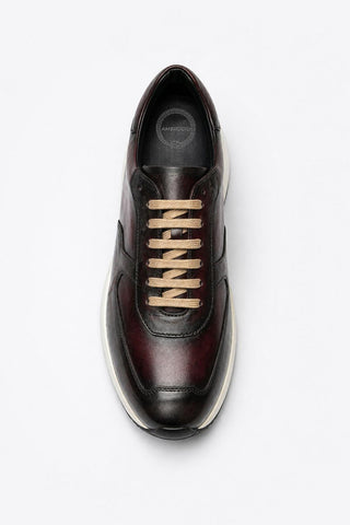 Ambrogio Phillip Leather Sneaker-AmbrogioShoes