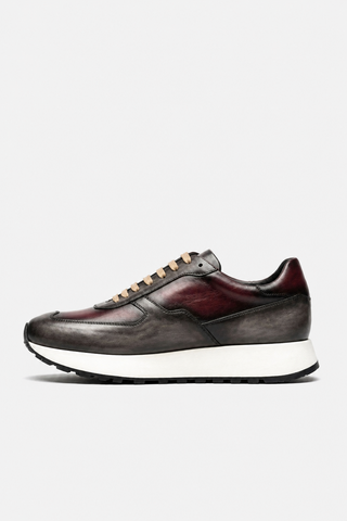 Ambrogio Phillip Leather Sneaker-AmbrogioShoes
