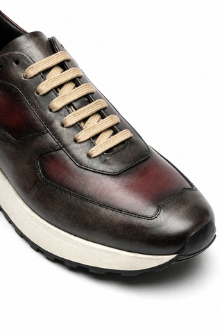 Ambrogio Phillip Leather Sneaker-AmbrogioShoes