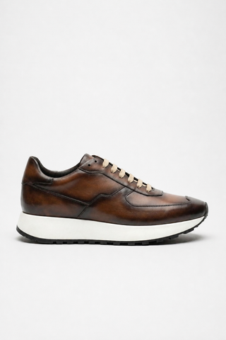 Ambrogio Phillip Leather Sneaker-AmbrogioShoes