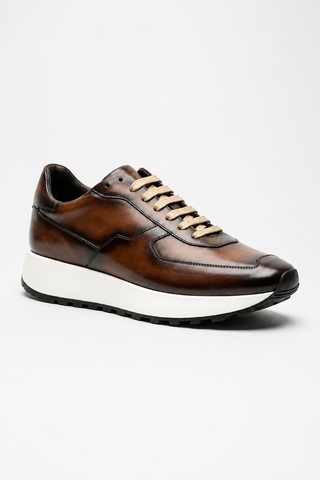 Ambrogio Phillip Leather Sneaker-AmbrogioShoes