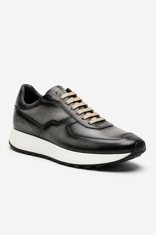 Ambrogio Phillip Leather Sneaker-AmbrogioShoes