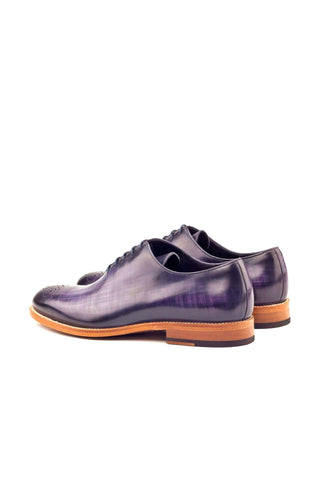 Ambrogio Purple Patina Leather Oxfords (AMB1295)-AmbrogioShoes