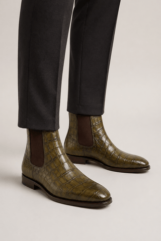 Ambrogio Rovano Leather Chelsea Boot-AmbrogioShoes