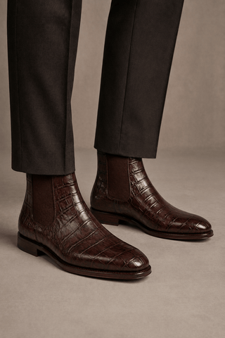 Ambrogio Rovano Leather Chelsea Boot-AmbrogioShoes