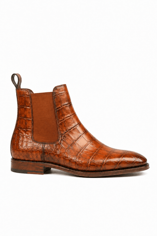Ambrogio Rovano Leather Chelsea Boot-AmbrogioShoes