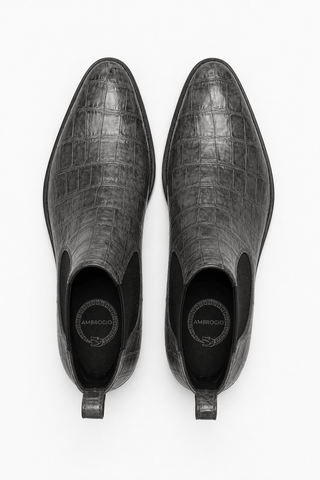 Ambrogio Rovano Leather Chelsea Boot-AmbrogioShoes