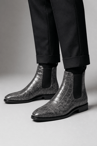 Ambrogio Rovano Leather Chelsea Boot-AmbrogioShoes