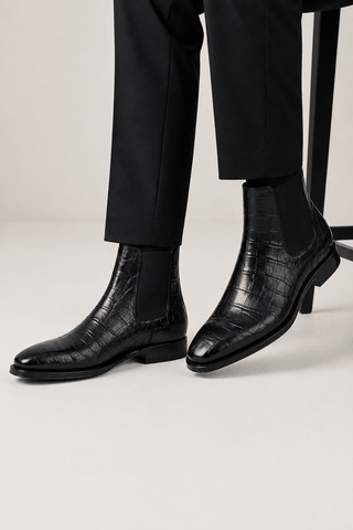 Ambrogio Rovano Leather Chelsea Boot-AmbrogioShoes