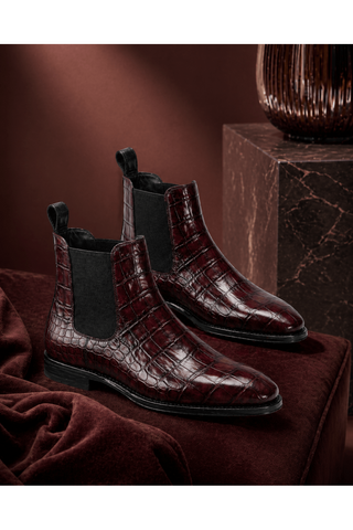 Ambrogio Rovano Leather Chelsea Boot-AmbrogioShoes