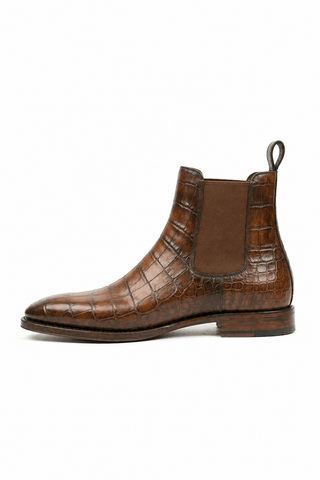 Ambrogio Rovano Leather Chelsea Boot-AmbrogioShoes