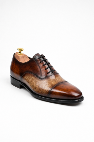 Ambrogio Rovello Leather Oxford-AmbrogioShoes