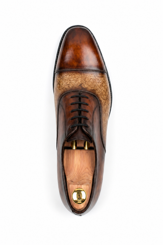 Ambrogio Rovello Leather Oxford-AmbrogioShoes