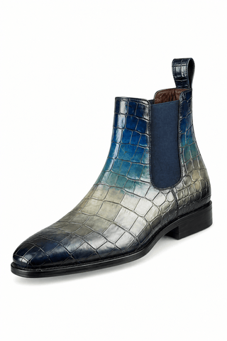 Ambrogio Santino Ferro Patina Leather Chelsea Boots-AmbrogioShoes