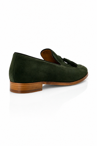 Ambrogio Suede Tassels Loafers (AMZ1002)-AmbrogioShoes