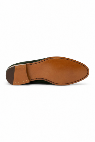 Ambrogio Suede Tassels Loafers (AMZ1002)-AmbrogioShoes