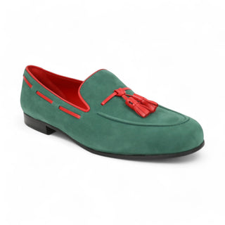 Ambrogio Suede Wellington Tassels Loafers (AMB2567)