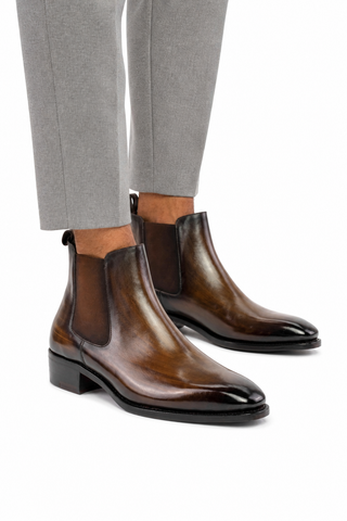 Ambrogio Torino Leather Chelsea Boot-AmbrogioShoes