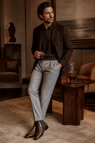 Ambrogio Torino Leather Chelsea Boot-AmbrogioShoes