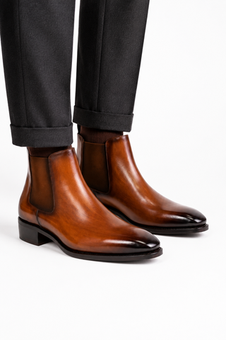 Ambrogio Torino Leather Chelsea Boot-AmbrogioShoes