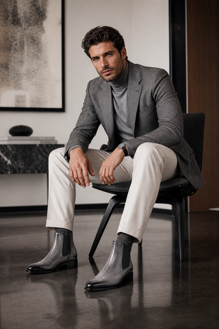 Ambrogio Torino Leather Chelsea Boot-AmbrogioShoes