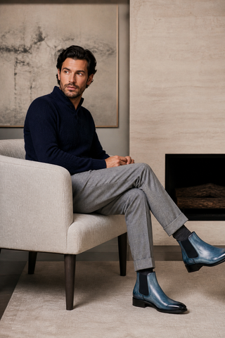 Ambrogio Torino Leather Chelsea Boot-AmbrogioShoes
