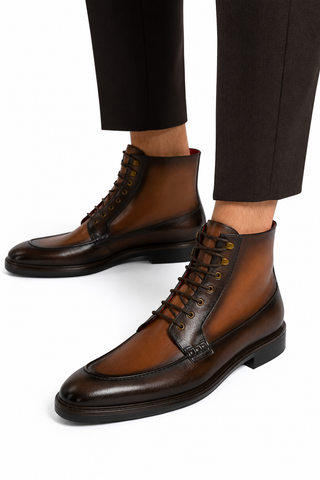 Ambrogio Verona Leather Boot-AmbrogioShoes