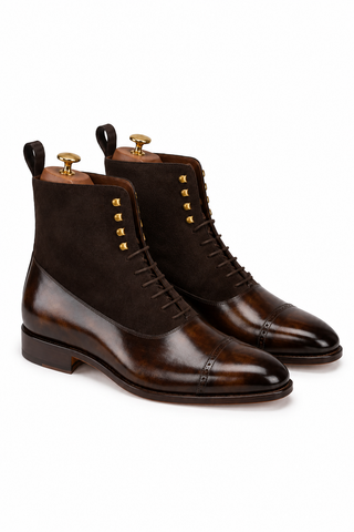Ambrogio Wellington Balmoral Boot-AmbrogioShoes