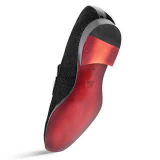 Ambrogio by Mezlan Glass Suede Slip-On Horsebit Loafers (AMZ1020)-AmbrogioShoes