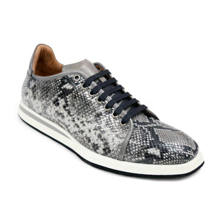 Ambrogio by Mezlan Snake-Print Calf-Skin Leather Sneakers (AMZ1008)-AmbrogioShoes