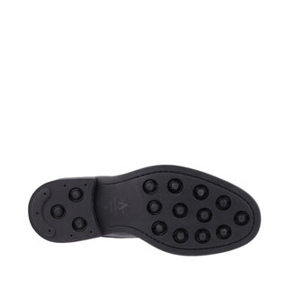 Aquatalia Bernardo Men’s Shoes Tumbled Calf-Skin Leather Lace Up Boot (AQ1006)-AmbrogioShoes