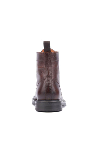 Aquatalia Bernardo Men’s Shoes Tumbled Calf-Skin Leather Lace Up Boot (AQ1006)-AmbrogioShoes