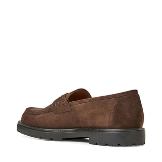 Aquatalia Blake Men’s Shoes Suede Penny Loafer (AQ1012)-AmbrogioShoes